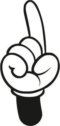 Pointing hand